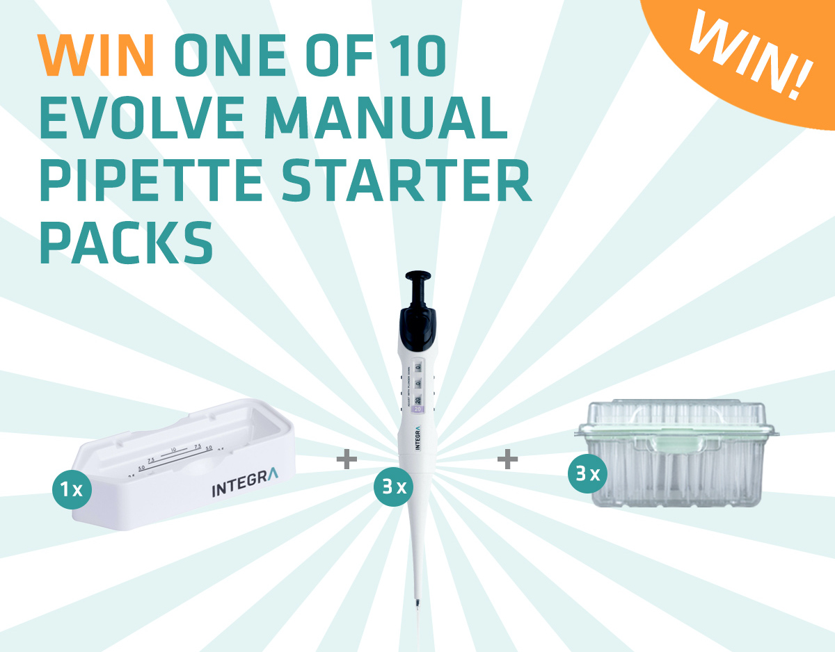 Win an EVOLVE Manual Pipette Starter Pack from INTEGRA